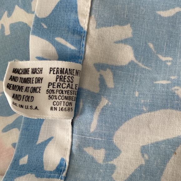 VTG Double Flat Sheet & 2 Pillowcases - Picture 8 of 12